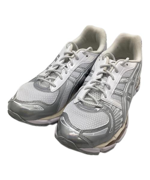 asics（アシックス）asics (アシックス) ローカットスニーカー シルバー×ホワイト サイズ:28.5の古着・服飾アイテム