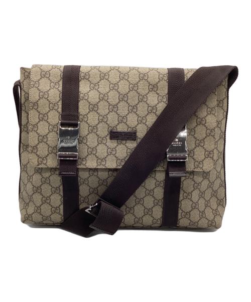 GUCCI（グッチ）GUCCI (グッチ) メッセンジャーバッグ ベージュの古着・服飾アイテム