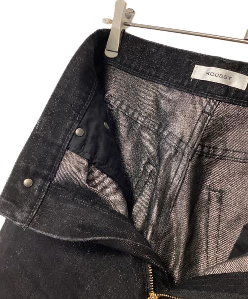 moussy（マウジー）moussy (マウジー) デニムパンツ ブラック サイズ:2の古着・服飾アイテム