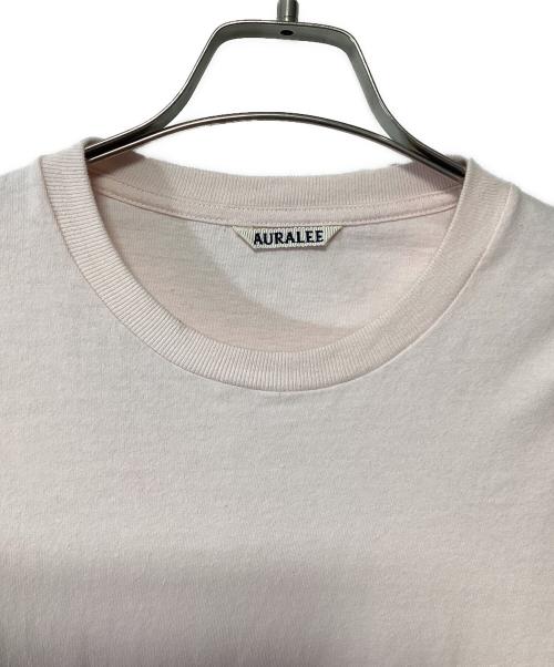 AURALEE（オーラリー）AURALEE (オーラリー) 長袖カットソー ピンク サイズ:4の古着・服飾アイテム
