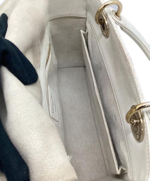 Christian Dior（クリスチャン ディオール）Christian Dior (クリスチャン ディオール) 2WAYバッグ ホワイトの古着・服飾アイテム