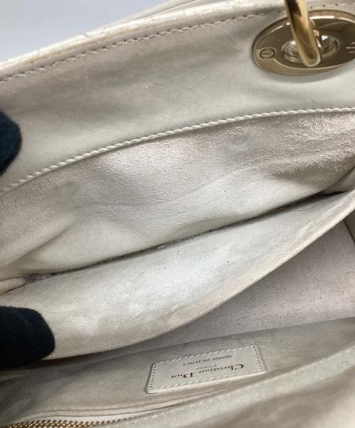 Christian Dior（クリスチャン ディオール）Christian Dior (クリスチャン ディオール) 2WAYバッグ ホワイトの古着・服飾アイテム