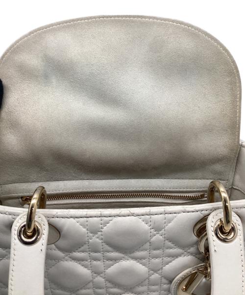 Christian Dior（クリスチャン ディオール）Christian Dior (クリスチャン ディオール) 2WAYバッグ ホワイトの古着・服飾アイテム
