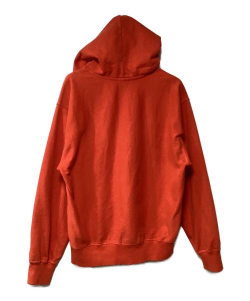 stussy（ステューシー）stussy (ステューシー) プルオーバーパーカー オレンジ サイズ:Mの古着・服飾アイテム