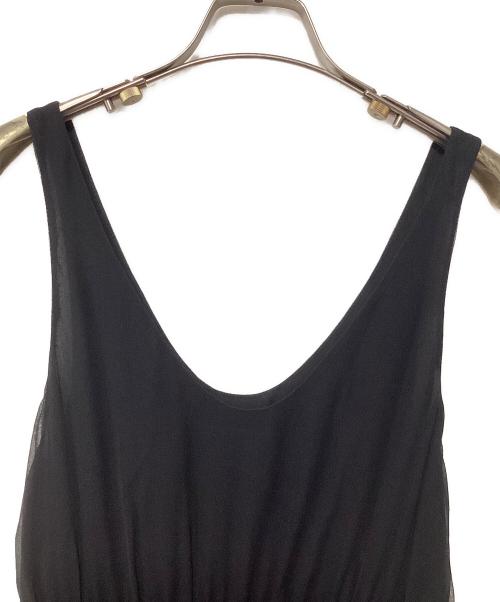 3.1 phillip lim（スリーワンフィリップリム）3.1 phillip lim (スリーワンフィリップリム) ノースリーブ・キャミソールワンピース ブラックの古着・服飾アイテム