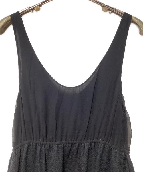 3.1 phillip lim（スリーワンフィリップリム）3.1 phillip lim (スリーワンフィリップリム) ノースリーブ・キャミソールワンピース ブラックの古着・服飾アイテム