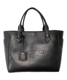 LOEWE（ロエベ）の古着「トートバッグ」｜ブラック×レッド