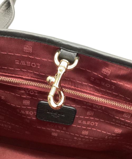 LOEWE（ロエベ）LOEWE (ロエベ) トートバッグ ブラック×レッドの古着・服飾アイテム