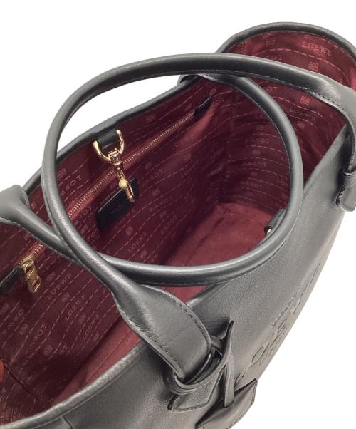 LOEWE（ロエベ）LOEWE (ロエベ) トートバッグ ブラック×レッドの古着・服飾アイテム