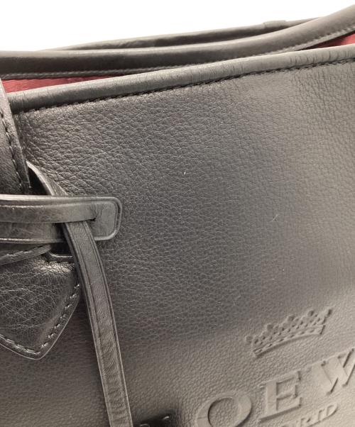 LOEWE（ロエベ）LOEWE (ロエベ) トートバッグ ブラック×レッドの古着・服飾アイテム