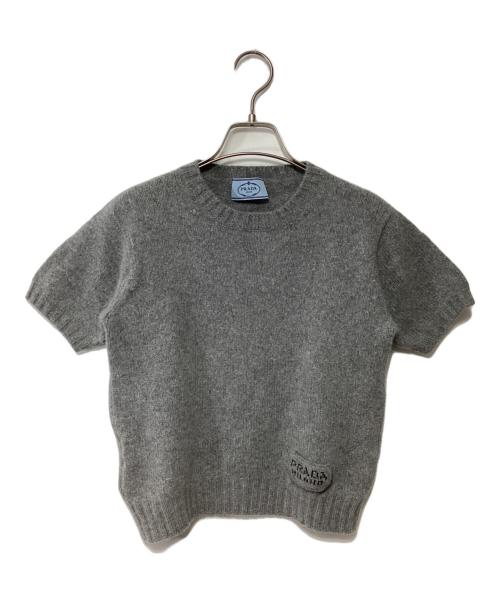 PRADA（プラダ）PRADA (プラダ) 厚手ニット グレー サイズ:44の古着・服飾アイテム