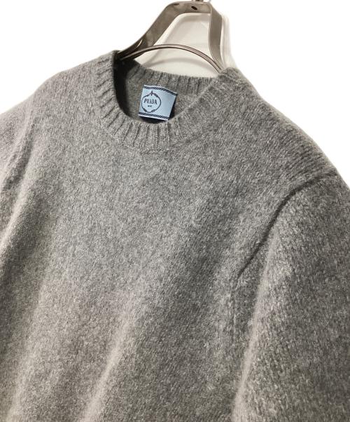 PRADA（プラダ）PRADA (プラダ) 厚手ニット グレー サイズ:44の古着・服飾アイテム