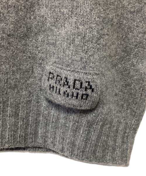 PRADA（プラダ）PRADA (プラダ) 厚手ニット グレー サイズ:44の古着・服飾アイテム