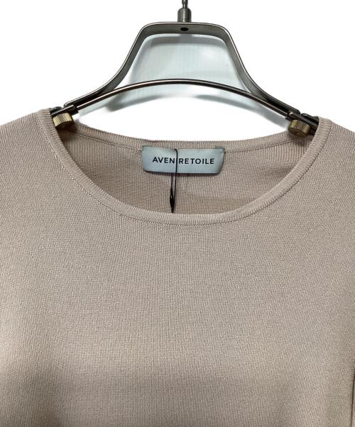 Aveniretoile（アベニールエトワール）Aveniretoile (アベニールエトワール) 薄手ニット ベージュ サイズ:36の古着・服飾アイテム