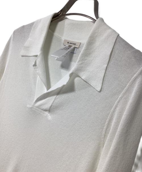 BLAMINK（ブラミンク）BLAMINK (ブラミンク) 薄手ニット アイボリー サイズ:38の古着・服飾アイテム