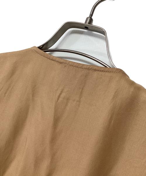 GANNI（ガニー）GANNI (ガニー) 薄手カーディガン ベージュ サイズ:36の古着・服飾アイテム