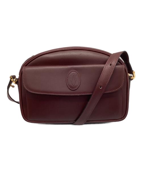 Cartier（カルティエ）Cartier (カルティエ) ショルダーバッグ ボルドーの古着・服飾アイテム