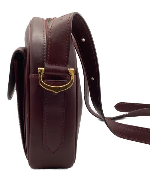 Cartier（カルティエ）Cartier (カルティエ) ショルダーバッグ ボルドーの古着・服飾アイテム