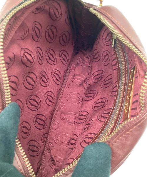 Cartier（カルティエ）Cartier (カルティエ) ショルダーバッグ ボルドーの古着・服飾アイテム