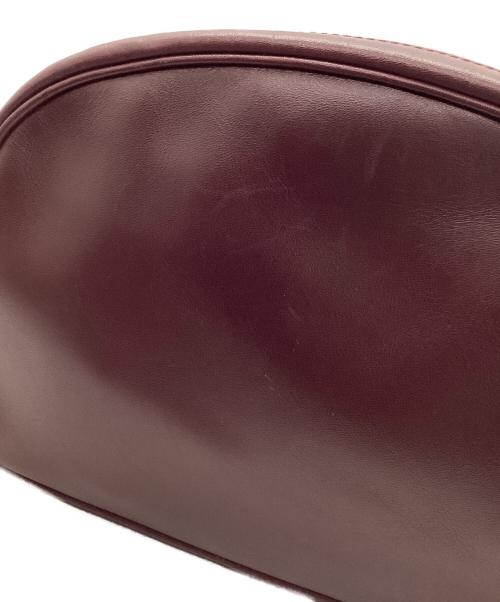 Cartier（カルティエ）Cartier (カルティエ) ショルダーバッグ ボルドーの古着・服飾アイテム