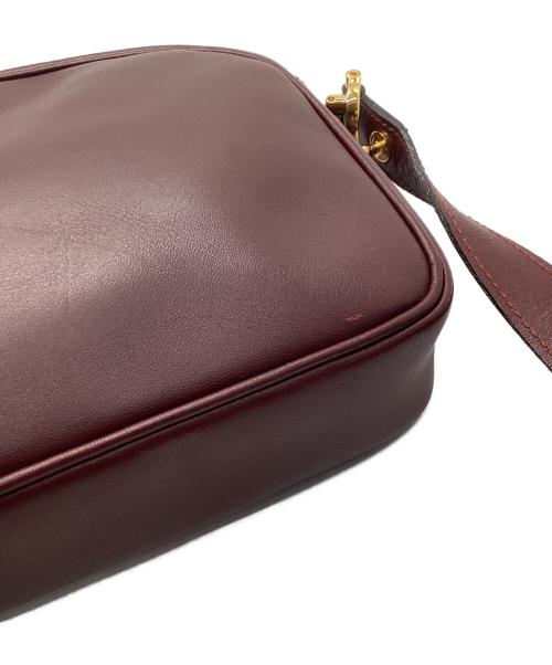 Cartier（カルティエ）Cartier (カルティエ) ショルダーバッグ ボルドーの古着・服飾アイテム