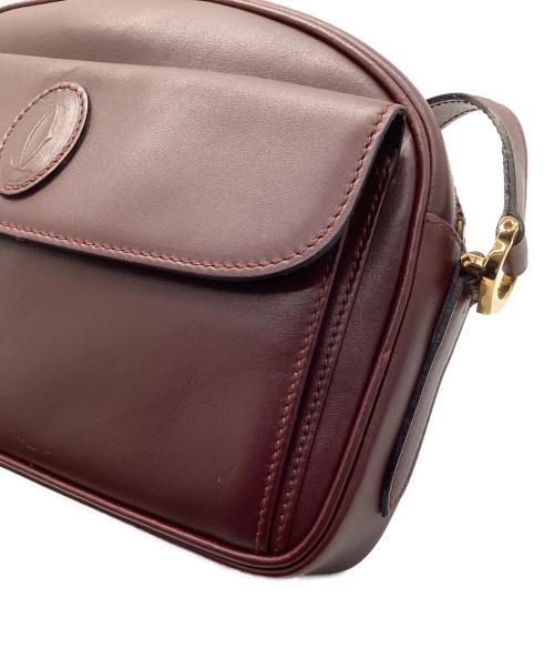 Cartier（カルティエ）Cartier (カルティエ) ショルダーバッグ ボルドーの古着・服飾アイテム