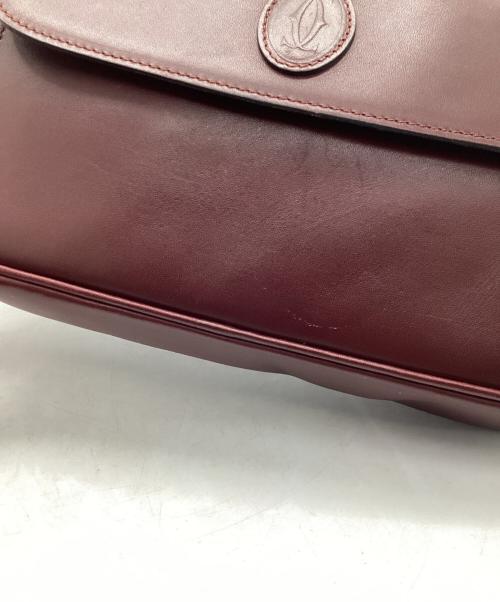 Cartier（カルティエ）Cartier (カルティエ) ショルダーバッグ ボルドーの古着・服飾アイテム