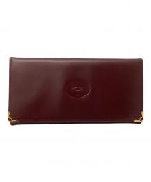 Cartier（カルティエ）の古着「長財布」｜ボルドー