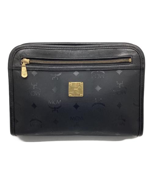 MCM（エムシーエム）MCM (エムシーエム) クラッチバッグ ブラックの古着・服飾アイテム