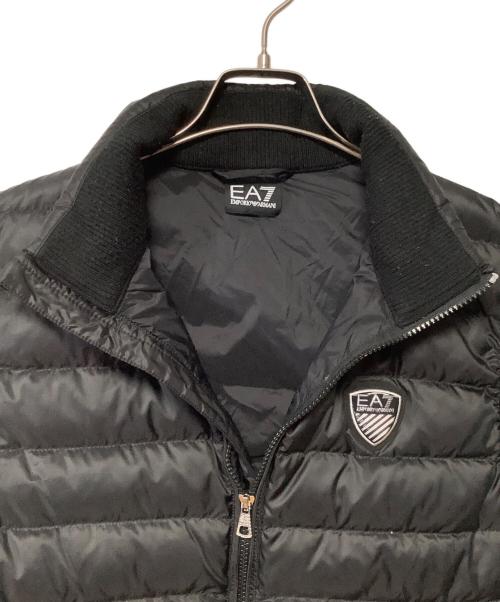 EA7（イーエーセブン）EA7 (イーエーセブン) ダウンベスト ブラック サイズ:Mの古着・服飾アイテム