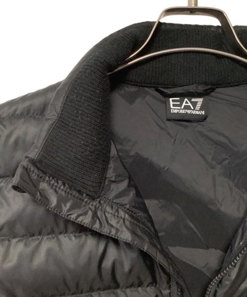 EA7（イーエーセブン）EA7 (イーエーセブン) ダウンベスト ブラック サイズ:Mの古着・服飾アイテム