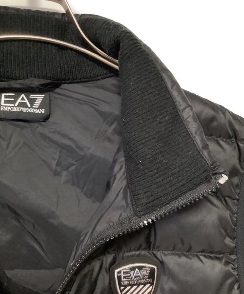 EA7（イーエーセブン）EA7 (イーエーセブン) ダウンベスト ブラック サイズ:Mの古着・服飾アイテム