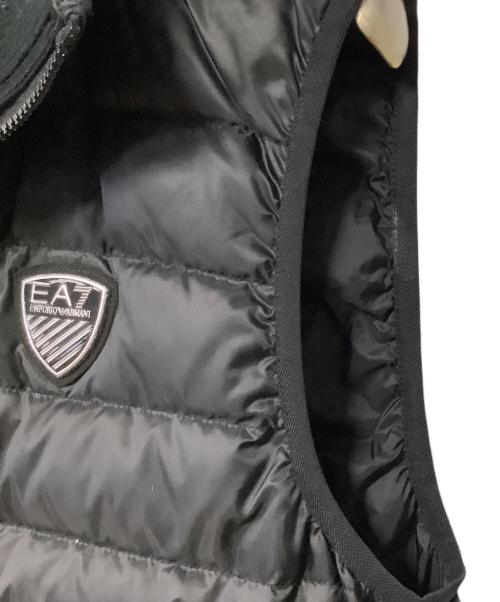 EA7（イーエーセブン）EA7 (イーエーセブン) ダウンベスト ブラック サイズ:Mの古着・服飾アイテム