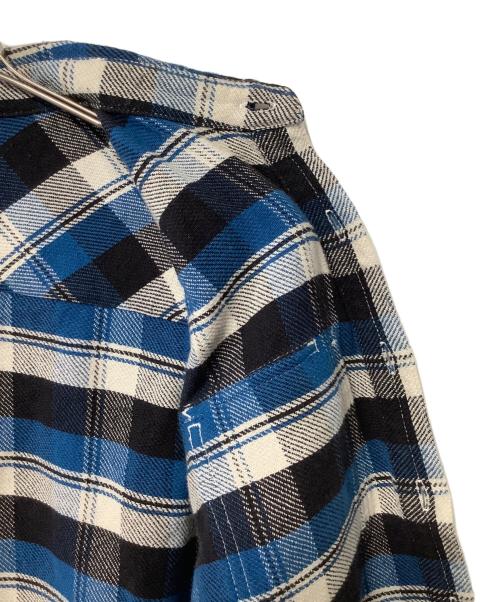 NEIGHBORHOOD（ネイバーフッド）NEIGHBORHOOD (ネイバーフッド) 長袖シャツ ブルー×ホワイト×ブラック サイズ:Mの古着・服飾アイテム