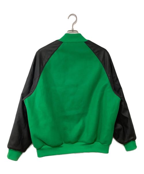 adidas（アディダス）adidas (アディダス) SST ボンバージャケット グリーン×ブラック サイズ:XLの古着・服飾アイテム