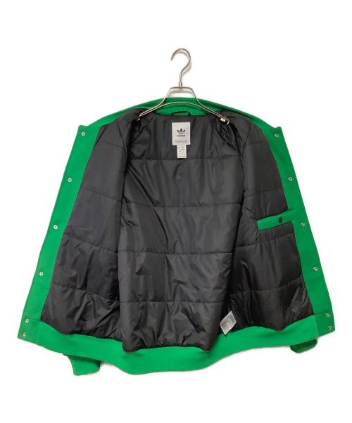 adidas（アディダス）adidas (アディダス) SST ボンバージャケット グリーン×ブラック サイズ:XLの古着・服飾アイテム