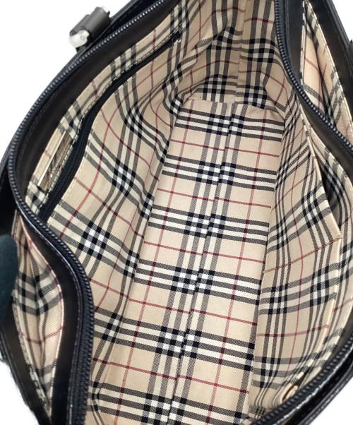 BURBERRY（バーバリー）BURBERRY (バーバリー) トートバッグ ブラックの古着・服飾アイテム