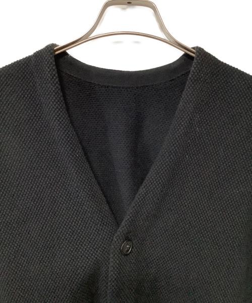 crepuscule（クレプスキュール）crepuscule (クレプスキュール) 厚手カーディガン ブラック サイズ:2の古着・服飾アイテム