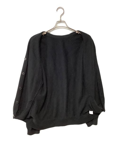 crepuscule（クレプスキュール）crepuscule (クレプスキュール) 厚手カーディガン ブラック サイズ:2の古着・服飾アイテム