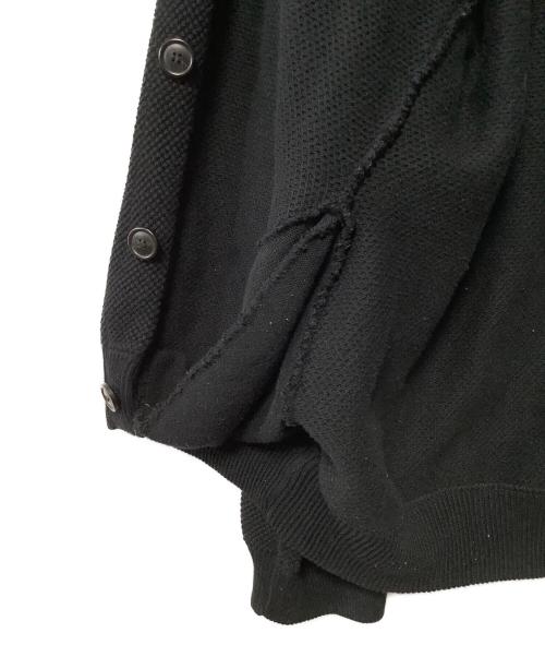 crepuscule（クレプスキュール）crepuscule (クレプスキュール) 厚手カーディガン ブラック サイズ:2の古着・服飾アイテム