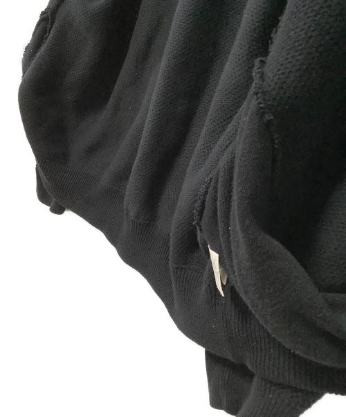 crepuscule（クレプスキュール）crepuscule (クレプスキュール) 厚手カーディガン ブラック サイズ:2の古着・服飾アイテム
