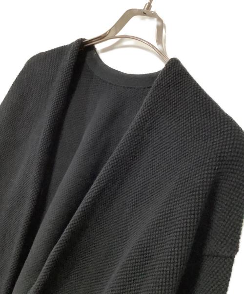 crepuscule（クレプスキュール）crepuscule (クレプスキュール) 厚手カーディガン ブラック サイズ:2の古着・服飾アイテム