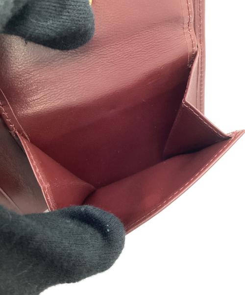 Cartier（カルティエ）Cartier (カルティエ) 2つ折り財布 ワインレッドの古着・服飾アイテム