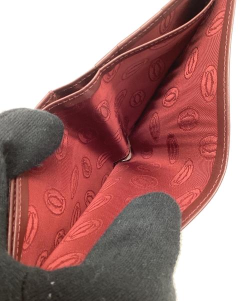 Cartier（カルティエ）Cartier (カルティエ) 2つ折り財布 ワインレッドの古着・服飾アイテム