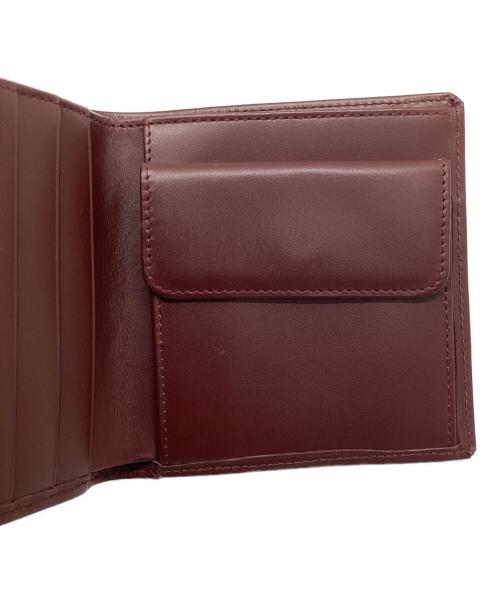 Cartier（カルティエ）Cartier (カルティエ) 2つ折り財布 ワインレッドの古着・服飾アイテム