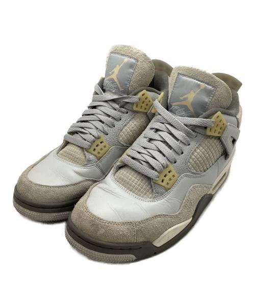 NIKE（ナイキ）NIKE (ナイキ) AIR JORDAN 4 RETRO SE グレー×ベージュ サイズ:27.5の古着・服飾アイテム