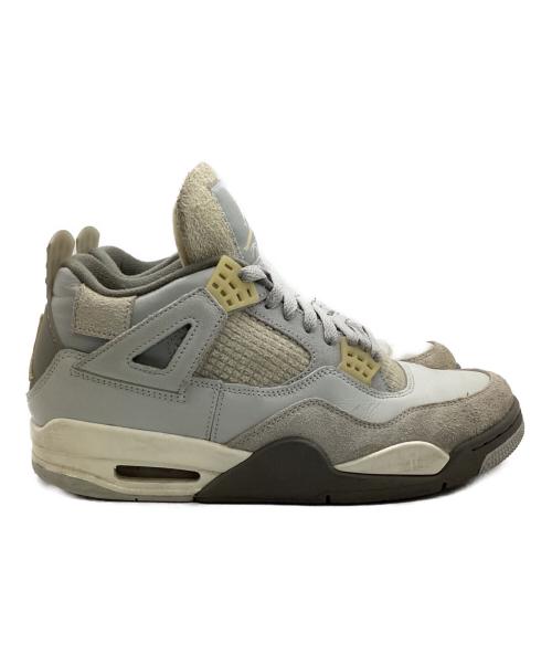 NIKE（ナイキ）NIKE (ナイキ) AIR JORDAN 4 RETRO SE グレー×ベージュ サイズ:27.5の古着・服飾アイテム