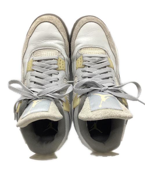 NIKE（ナイキ）NIKE (ナイキ) AIR JORDAN 4 RETRO SE グレー×ベージュ サイズ:27.5の古着・服飾アイテム