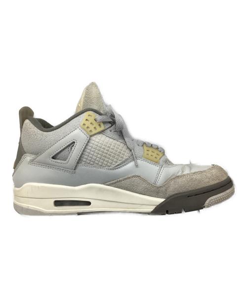 NIKE（ナイキ）NIKE (ナイキ) AIR JORDAN 4 RETRO SE グレー×ベージュ サイズ:27.5の古着・服飾アイテム