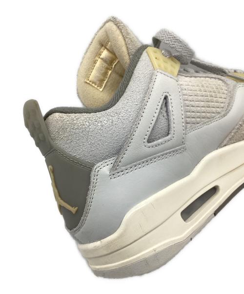 NIKE（ナイキ）NIKE (ナイキ) AIR JORDAN 4 RETRO SE グレー×ベージュ サイズ:27.5の古着・服飾アイテム